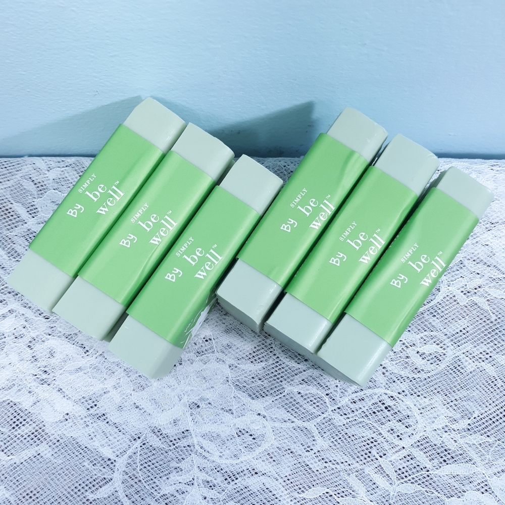 6 Goat Milk Bar Soap Clean Caprine Be Well Green Jabara Fruit Grapefruit Set - Picture 7 of 7